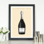 Personalised 'A Vintage Year' Birthday Prosecco Print, thumbnail 3 of 10