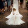 Maryanne Blush + White ~ Flower Girl Dress, thumbnail 5 of 12