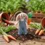 Handmade Felt Hutch The Bunny Decoration, thumbnail 1 of 4