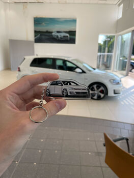 Made To Order Car Illustration Key Rings, 10 of 12