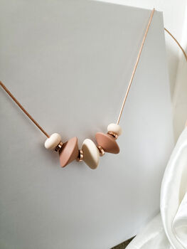 Coffee And Cream Nursing Necklace, 2 of 8