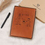 Child's Drawing Personalised Leather Journal, thumbnail 1 of 4