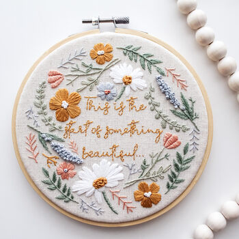 Wildflower Hand Embroidery Kit, 5 of 5