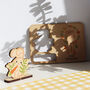 Pop Out Wooden Easter Bunny Card, thumbnail 5 of 11