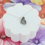 Three Dimensional Butterfly Charm Necklace, thumbnail 1 of 2