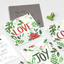 Love Foliage Christmas Card, thumbnail 7 of 9