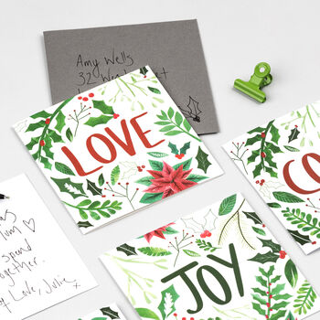 Love Foliage Christmas Card, 7 of 9