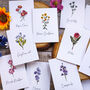 Flower Table Name Card, thumbnail 5 of 10