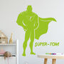 Super Hero Boys Room Wall Sticker Gift For Home, thumbnail 1 of 7