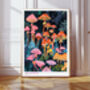 Sweet Mushroom Forest Art Print, thumbnail 1 of 4