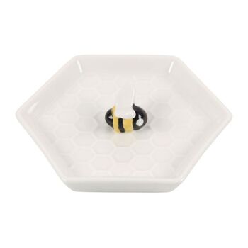 Bumble Bee Ceramic Trinket Dish, 2 of 3