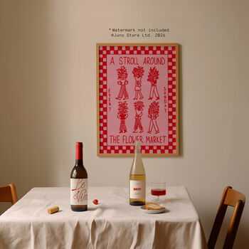 Flower Market Print | Illustration | Poster, 3 of 9