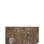 Crafted Luxury Industrial Wooden Wall Clock, thumbnail 5 of 8