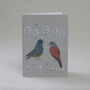 Birds And Flowers Green Card, thumbnail 1 of 2