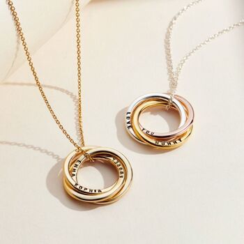 Personalised Russian Ring Necklace, 7 of 12