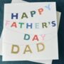 Happy Father's Day Bunting Card, thumbnail 2 of 3