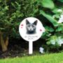 Personalised Cat Love Heart Memorial Grave Marker, thumbnail 6 of 12