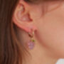 Purple Grape Earrings, thumbnail 2 of 4