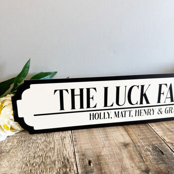 Personalised Family Name Road Sign For Home Decor, 4 of 4