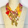 Golden Sunlight Clasp Charm Necklace, thumbnail 6 of 12