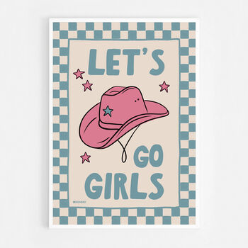 Let's Go Girls Cowgirl Print, 8 of 8