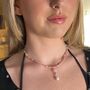 'Angel' Opal, Quartz And Pearl Necklace, thumbnail 2 of 10