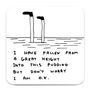Pudding Coaster – David Shrigley Funny Art Gift, thumbnail 3 of 5