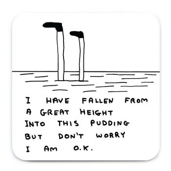 Pudding Coaster – David Shrigley Funny Art Gift, 3 of 5