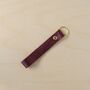 Personalised Leather Loop Keyring The Meadow Collection, thumbnail 4 of 10