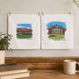 Set Of Four Handkerchiefs With British Golf Courses, thumbnail 4 of 12