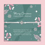 Fabulous Friend Christmas Wreath Bracelet, thumbnail 2 of 12