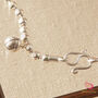 Silver Musical Charm Faceted Ball Layering Bracelet, thumbnail 7 of 12