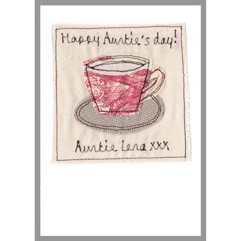 Personalised Tea Cup Birthday Card For Her, 10 of 12