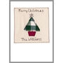 Personalised Christmas Tree Card For Him Or Her, thumbnail 3 of 12