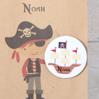 Personalised Pirate Party Bag, 5 of 6
