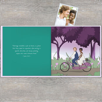 Personalised Mr And Mrs 'Just Married' Book, 4 of 12