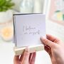 Positive Affirmation Cards With Wooden Holder, thumbnail 6 of 10