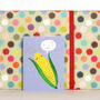 Mini Sweetcorn Greetings Card, thumbnail 3 of 5