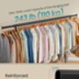 Heavy Duty Clothes Rack Extendable Rail, thumbnail 5 of 6