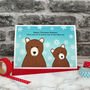 'Bears' Personalised Christmas Card From Baby Or Child, thumbnail 1 of 3