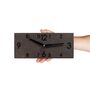 Scandinavian Style Minimalistic Dark Wall Clock, thumbnail 9 of 9