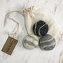 Fair Trade Wool Felted Soap Marble Pebble 3pc Gift Set, thumbnail 4 of 12