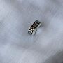 925 Silver Leaf Adjustable Dainty Band Toe Ring, thumbnail 5 of 5