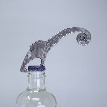 Personalised 6th Anniversary Wolf Bottle Opener, Hand Forged, 6 of 9