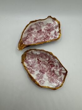 Two Red Shell Trinket Trays, 2 of 4