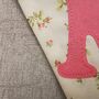 Bunting Personalised Luxury Floral Fabric Baby Nursery, thumbnail 10 of 11