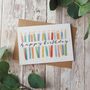 Watercolour Calligraphy Birthday Card Multipack, thumbnail 5 of 6