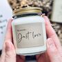No Words Just Love Handmade Scented Soy Candle, thumbnail 10 of 10