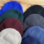 Personalised Brush Script Initial Beanie Hat, thumbnail 3 of 5