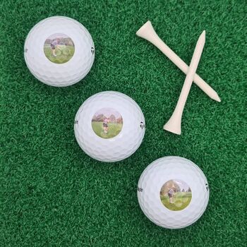Three Personalised Golf Balls. Four Brands To Choose From. Any Logo, Photo Or Text. Free Gift Box, 11 of 12